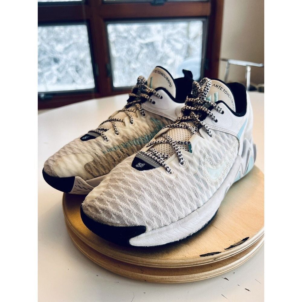 Size 6.5 Youth (GS) -‎ Nike Giannis Immortality White Copa Platinum Sneakers